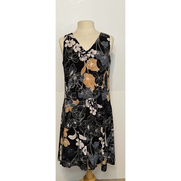 Flowers Dresses & Skirts - AK Women’s Polyester Elastane Dress Floral Size 8